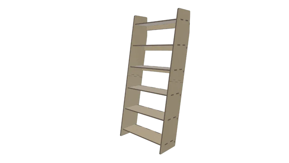 Leaning Bookshelf