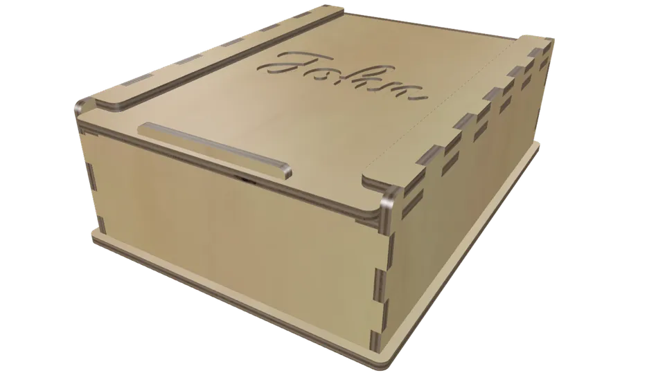 Laser Sliding Lid Box