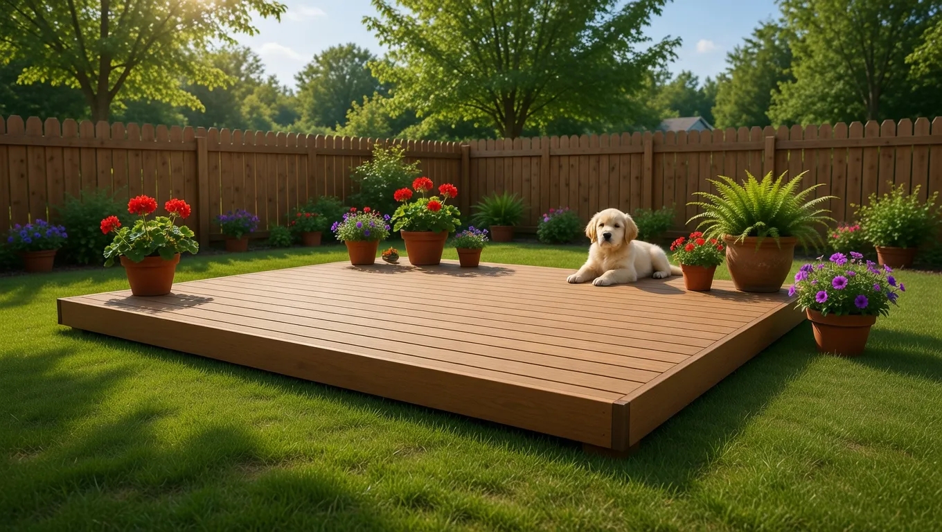 8x12 Outdoor Deck