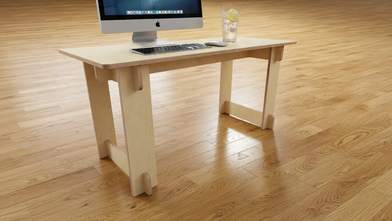 Modern Slot Together Desk