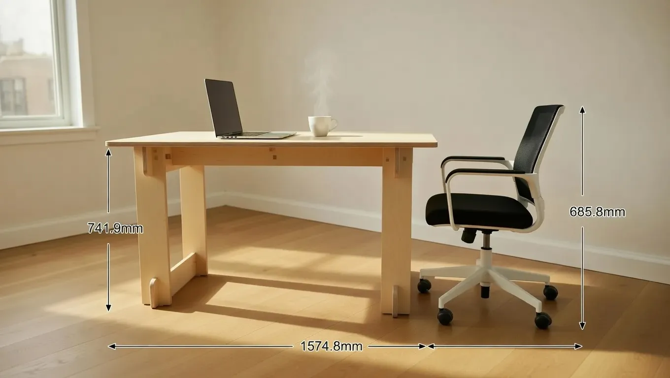 Modern Slot Together Desk