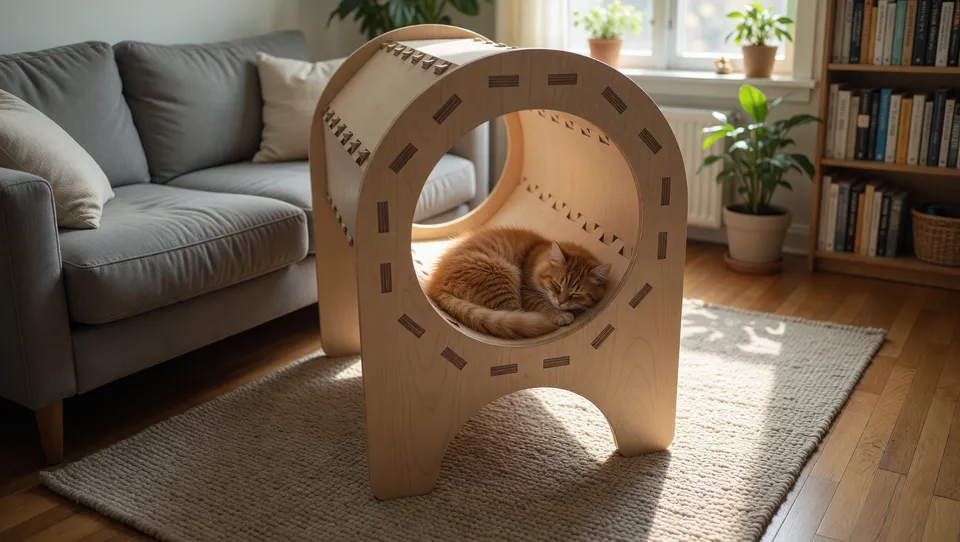 Cat Tunnel Stool