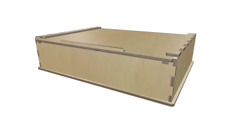 Wide Laser Sliding Lid Box