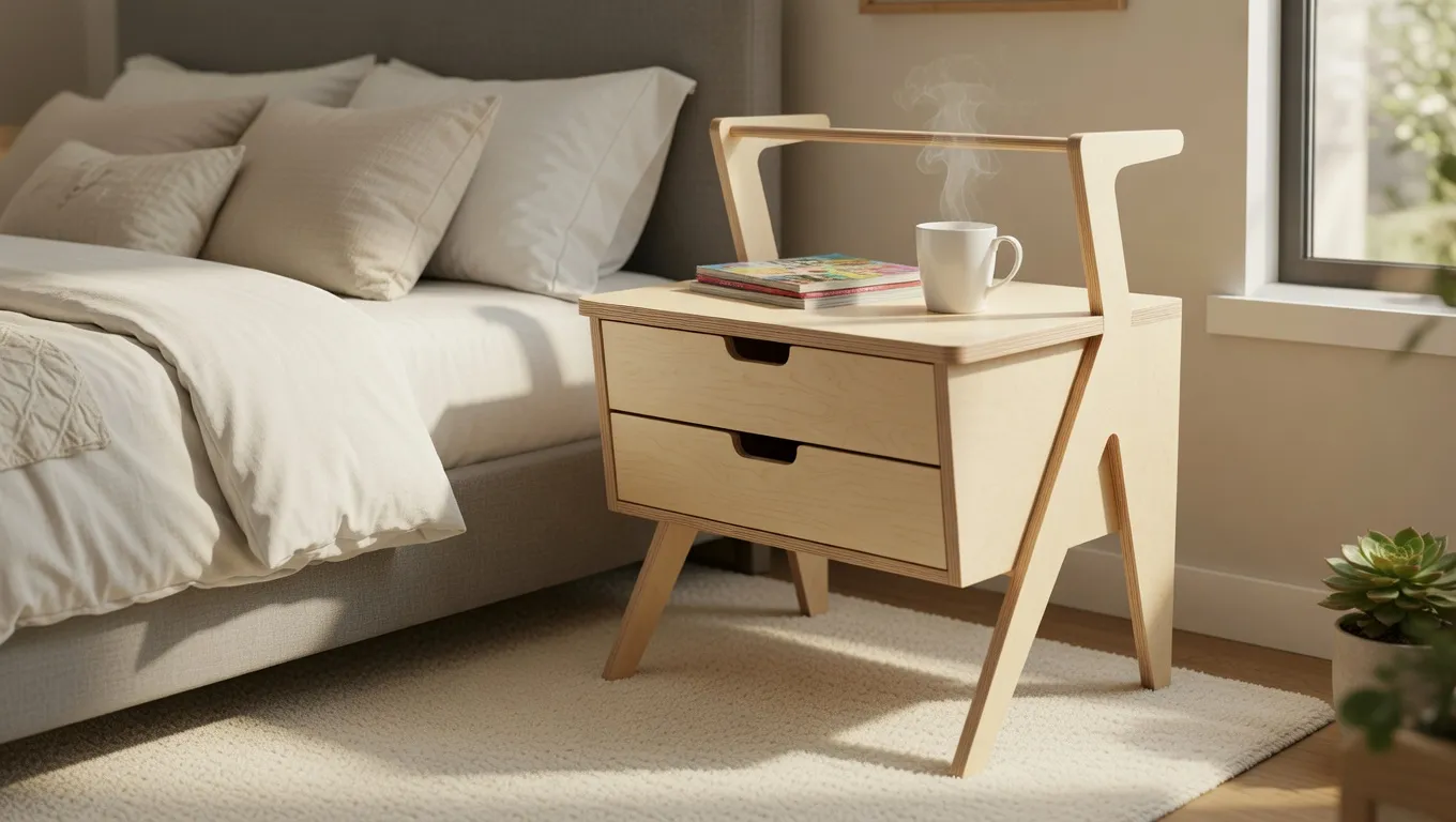 Sculpted Nightstand