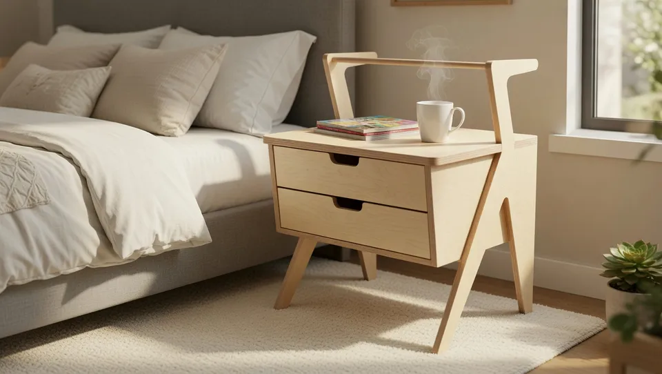 Sculpted Nightstand