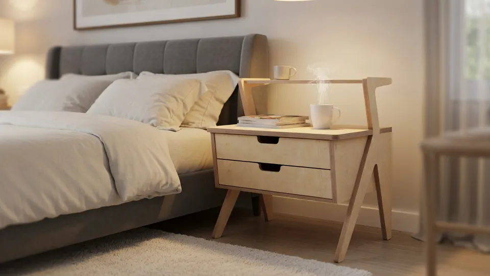 Sculpted Nightstand