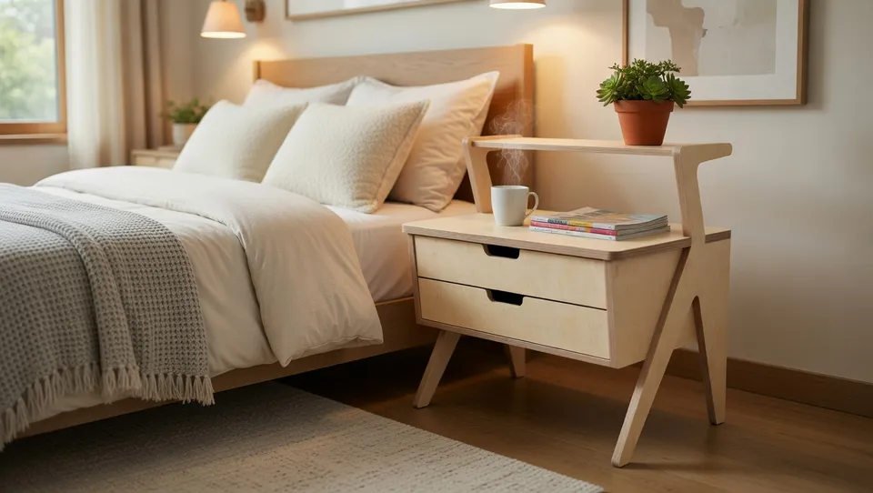 Sculpted Nightstand