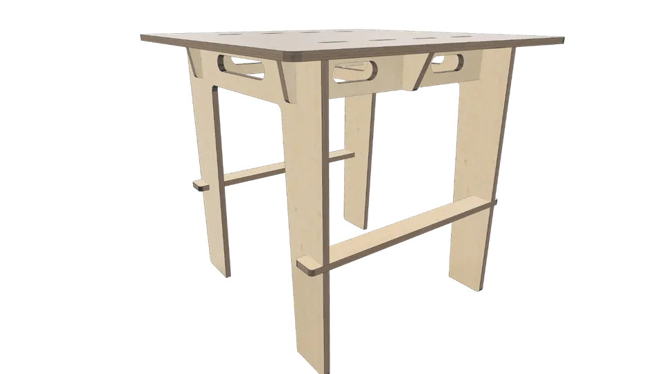 39.5" Slot Together Workbench