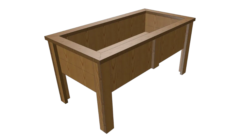 2x4x 1"  Cedar Planter Copy Copy