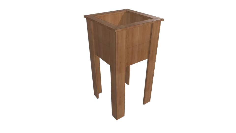 14x14x30 Tall Planter